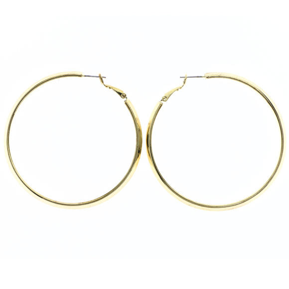 bebe Jewelry - bebe gold hoop earrings NWOT bbe22nc